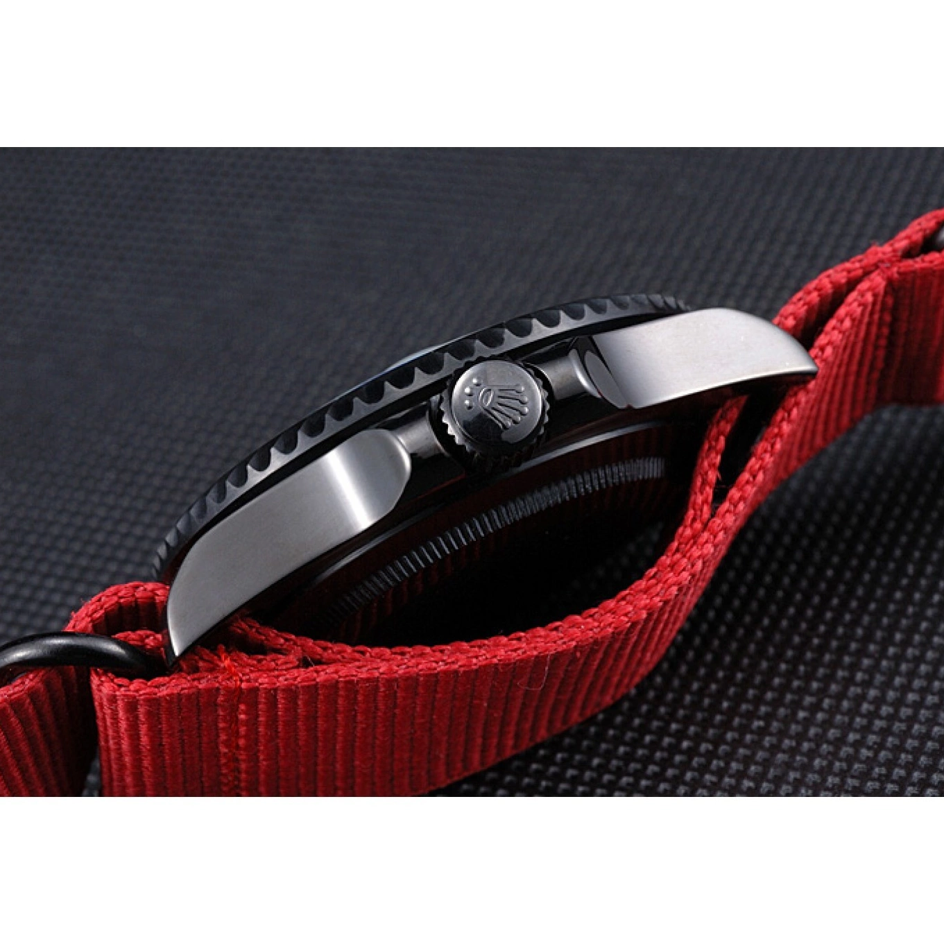 Rolex copies cheap Strap Nylon Red Rolex 622010 Stealth Submariner 0527